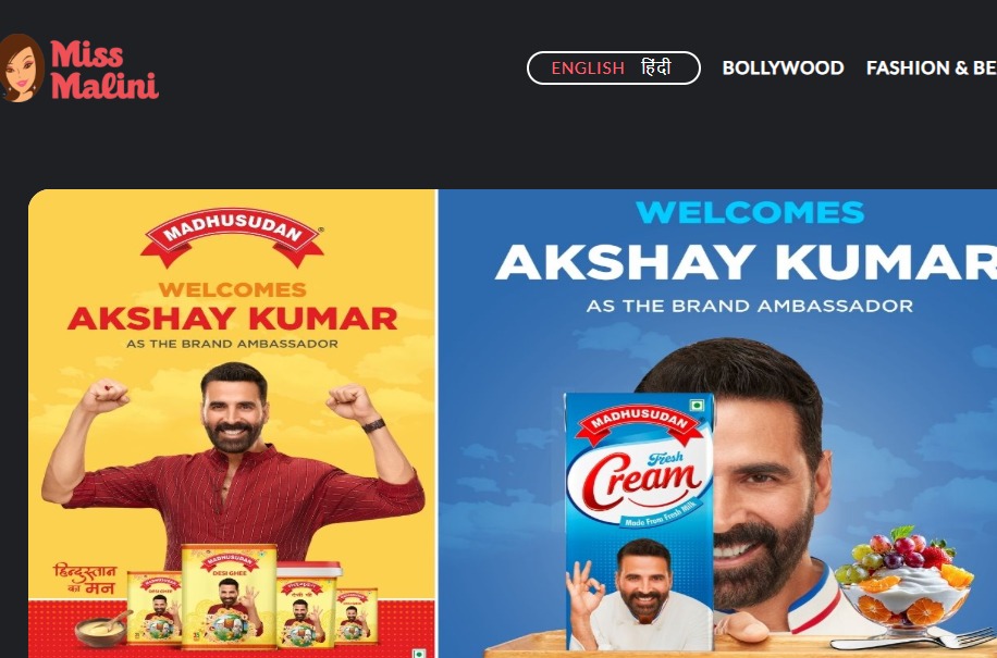 Akshay Kumar Partners with Madhusudan
