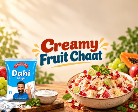 Creamy Fruit Chaat Recipe