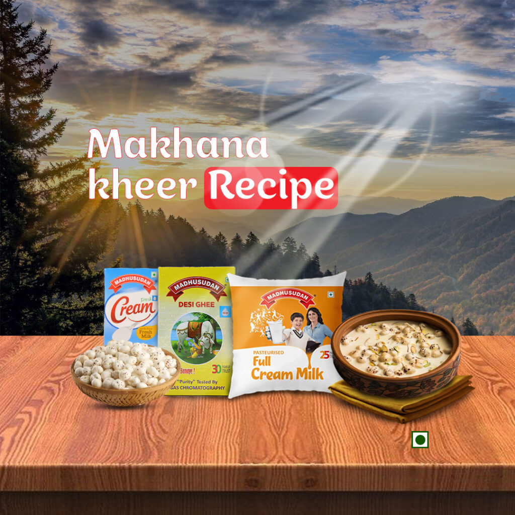 Makhana kheer recipe